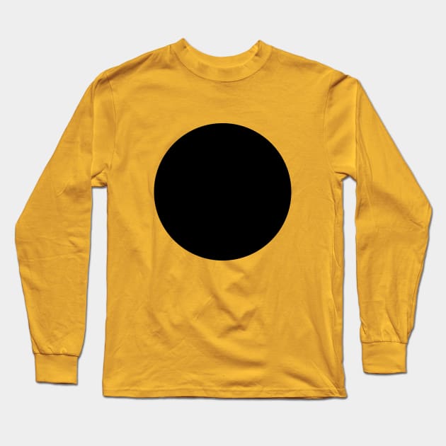 BLACK HOLE - BLACK DOT Long Sleeve T-Shirt by bembureda